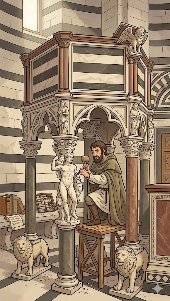Nicola Pisano - Pulpito del Battistero 1255-1260