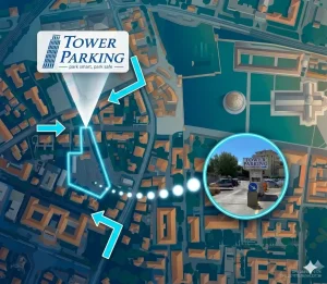 Pisa Tower Parking how to reach us